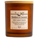 a brown glass container Beeswax candle 