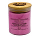 a pink candle in a glass jar Fields Of Lavender Organic Soy candles 12oz