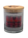 a glass jar with a lid