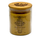 a beeswax candle in a jar