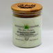 White Glass Lemongrass Soy Candle